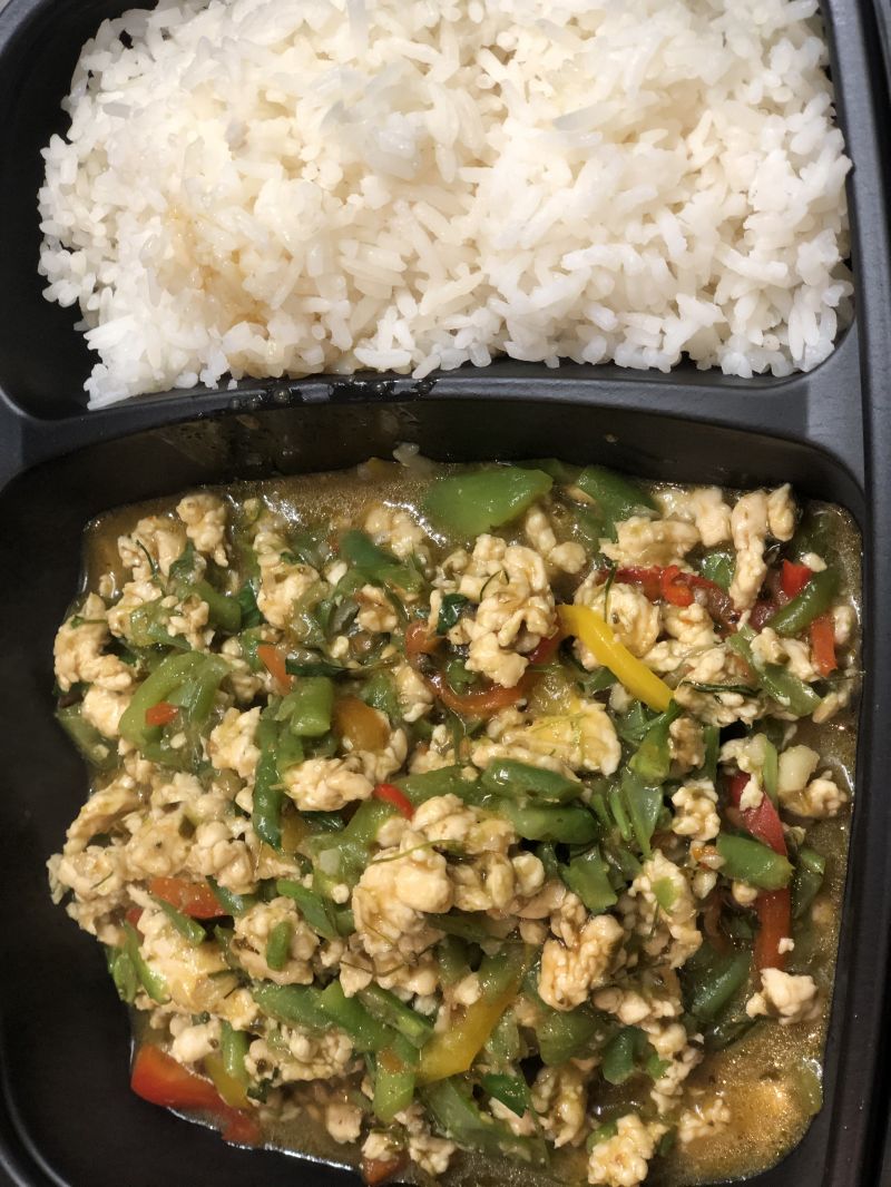 16. Poulet haché sauté