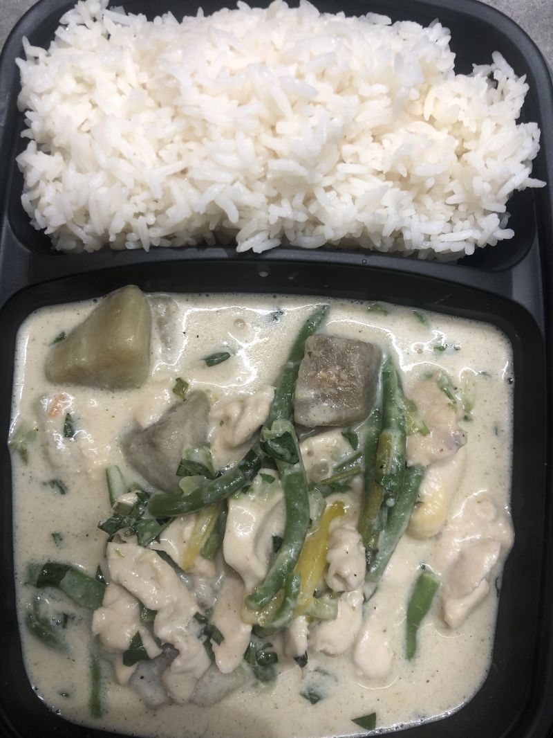 17. Curry vert de poulet